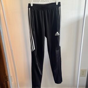 Adidas Black Sweatpants Athletic Fit